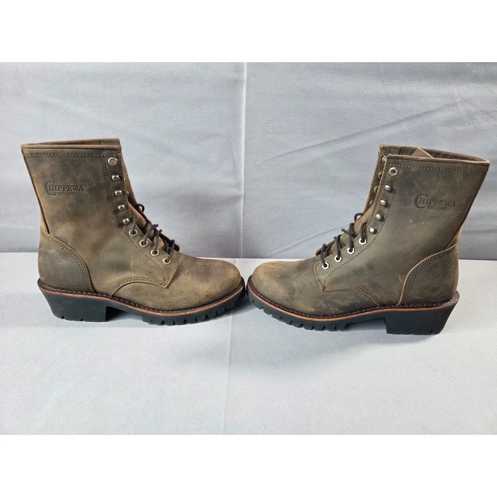 Chippewa Classic 2.0 Logger Mens 11EE Brown Soft Toe EH Vibram Work Boots